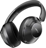 EarFun Wave Pro Over Ear Kopfhörer Kabellos Bluetooth, Hybrid Aktive Noise Cancelling, Hi-Res Audio, LDAC, 80 Std Akku, Bequemer Halt, 5 Mikrofone Kristallklare Anrufe, Bluetooth Multipoint, EQ in App