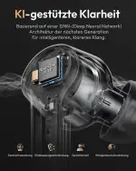 Diamond X1 wiederaufladbarer Mini-Bluetooth-Audioverstärker anpassbare App Geräuschreduzierung für leichte bis mittlere Hörbeeinträchtigungen geeignet kompatibel mit iOS/Android schwarz.