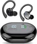 Bluetooth Kopfhörer Sport, Kopfhörer Kabellos Bluetooth 5.4 mit 4 ENC Noise Cancelling Mic, Kabel...