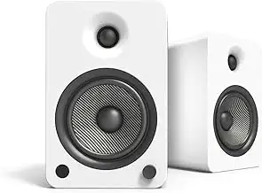 Kanto YU6MW Powered Speakers with Bluetooth | Built-in Phono Preamp | 200W Peak 