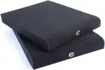 Adam Hall Stands PAD ECO 2 - Absorberplatte für Studio Monitor 265 x 330 mm, 2-lagig, hochverdichteter Akustikschaum, anthrazit