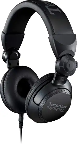 Technics EAH-DJ1200 DJ Kopfhörer, On-Ear, Schwenkarm, abnehmbares Spiralkabel, H