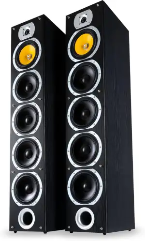 Bennett & Ross Exosphere 3-Wege HiFi Standlautsprecher Paar (200W RMS, 6,5" Subw