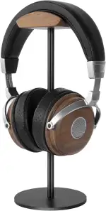 Kopfhörer Ständer mit Walnussholz& Aluminium,Headset Halterung mit Schwerer Basis,Headset Ständer...