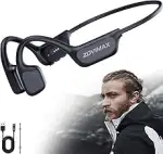 Militär Knochenschall Kopfhörer, Bluetooth 6.0, IP68 Wasserdichte Schwimmen Sportkopfhörer mit MP...