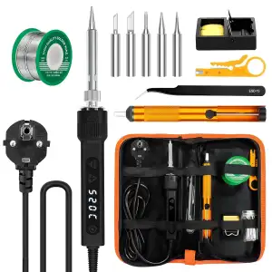 120W LED Lötkolben Set 7s Schnelles Aufheizen Einstellbare Temperatur 180-520°C 