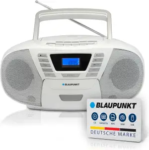 Blaupunkt B 120 tragbarer CD-Player mit Bluetooth | Kassettenrekorder | Hörbuch 
