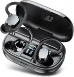 Bluetooth Kopfhörer Sport, 2026 Neue In Ear Kopfhörer Kabellos Bluetooth 5.3 mit 4 ENC Noise Cancelling Mikrofon, IP7 wasserdichte Earbuds, 128 Std Spielzeit, Dual LED Anzeige Ohrhörer für iOS Android