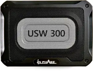 In Phase USW300 300 W Untersitz Subwoofer Auto Set - Auto Subwoofer Aktiv - Unde