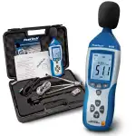 PeakTech P 8005 – Hochpräzises Schallpegelmessgerät Klasse 2 30-130 dB – Kalibriertes Dezibel Mes...