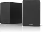Denon SCN10 Lautsprecher, Zwei-Wege-HiFi-Lautsprecher für TV-Soundsystem, 2 x 65 W, kompatibel mit Empfängern und Verstärkern, Elegantes Design, Schwarz SCN10BKEM
