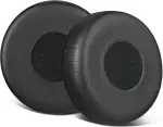 SOULWIT Ersatz Ohrpolster für Jabra Evolve 65/40/30/20, Ersatzpolster für Evolve 65UC 65MS/40UC 40MS/ 30US 30MS 30II/20SE 20UC 20MS Kopfhörer (Schwarz)