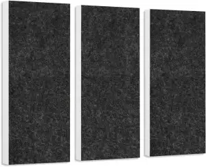 platino24 Schallabsorber-Set Colore aus Basotect G+ mit Akustikfilz, 3 Elemente 