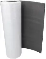 HASKYY 1QM Premium Dämmmatte Akustikmatte selbstklebend Auto Wohnwagen Schallschutzmatte Schaumstoffrolle Mattenrolle 50x200x1 cm Feuerfest Wasserdicht Schaumstoffplatte Moosgummi