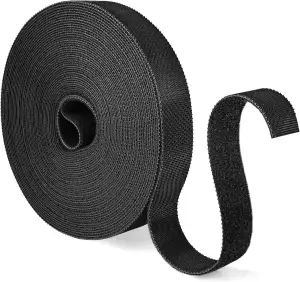 10m Klettband, 20mm Breit Klett Kabelbinder Wiederverschließbar, Frei Zuschneidb