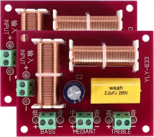 2 StüCke 200W 3 Wege Audio Lautsprecher Crossover HöHen + Mittel TöNer + UnabhäN