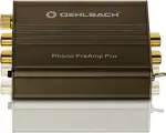 Oehlbach Phono PreAmp Pro - Phono-Vorverstärker - für Plattenspieler mit MM- oder MC-Tonabnehmer, kompakt & leistungsstark - metallic braun
