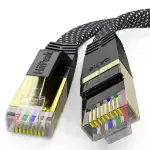 HiiPeak lan kabel 1m cat 8 netzwerkkabel cat 8 ethernet kabel verlegekabel cat 8.1 lan kabel Flac...