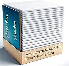 MatoSan® 30 Quadratische Akustikplatten Selbstklebend Schalldämmung Schallabsorber Wand Hohe Dich...