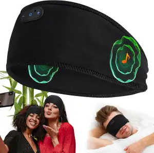 MUSICOZY Schlafkopfhörer Bluetooth 5.4, Bequem & Ultraleicht Stirnband kopfhörer