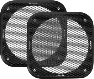2 Stück Auto Lautsprechergitter, 4 zoll/11cm Auto Lautsprechergitter, Metall Lau