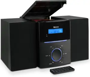 Denver MCA-240 Micro HiFi System – CD Player, FM-Radio, AUX-Anschluss – Dual-Ala
