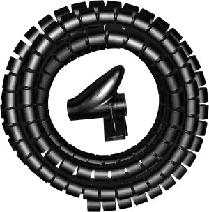 Kopp 359205042 Kabelorganisierer, 5 m, 15 mm schwarz