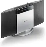 Karcher MC 6580D Kompaktanlage (mit CD Player, vertikale Stereoanlage, Bluetooth und Wecker, UKW und DAB+ Radio, Senderspeicher, MP3-Wiedergabe via USB) schwarz