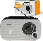 Denver TR-51 UKW-Radio mit analogem Tuning, Weiß