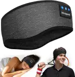 Schlafkopfhörer Bluetooth,Schlaf Kopfhörer Stirnband Bluetooth 5.4 Kopfhörer Geschenk für Männer/Frauen mit Ultradünnen HD Stereo Lautsprecher für Sport,Schlafen,Reisen,Meditation,Entspannen