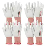 Umaki ESD antistatische Kohlefaser-Handschuhe, Touchscreen-Sicherheitshandschuhe, atmungsaktiv, leicht, Arbeitshandschuhe für Autofolien, Elektronikreparatur, Industriearbeiter, 4 Stück